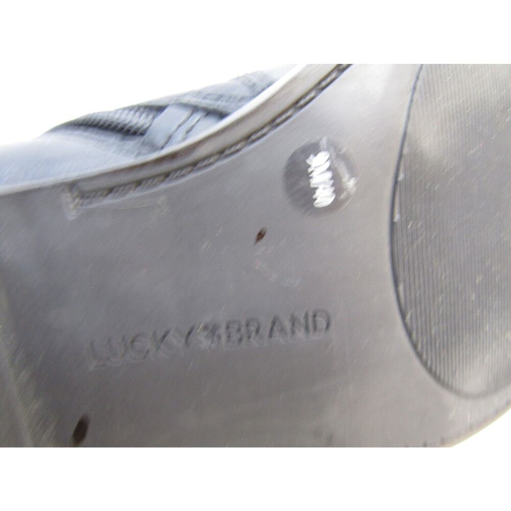 Lucky Brand Womens Size 9 M Black Leather Zip Ankle Fashion Boots Bootie - Picture 10 of 10